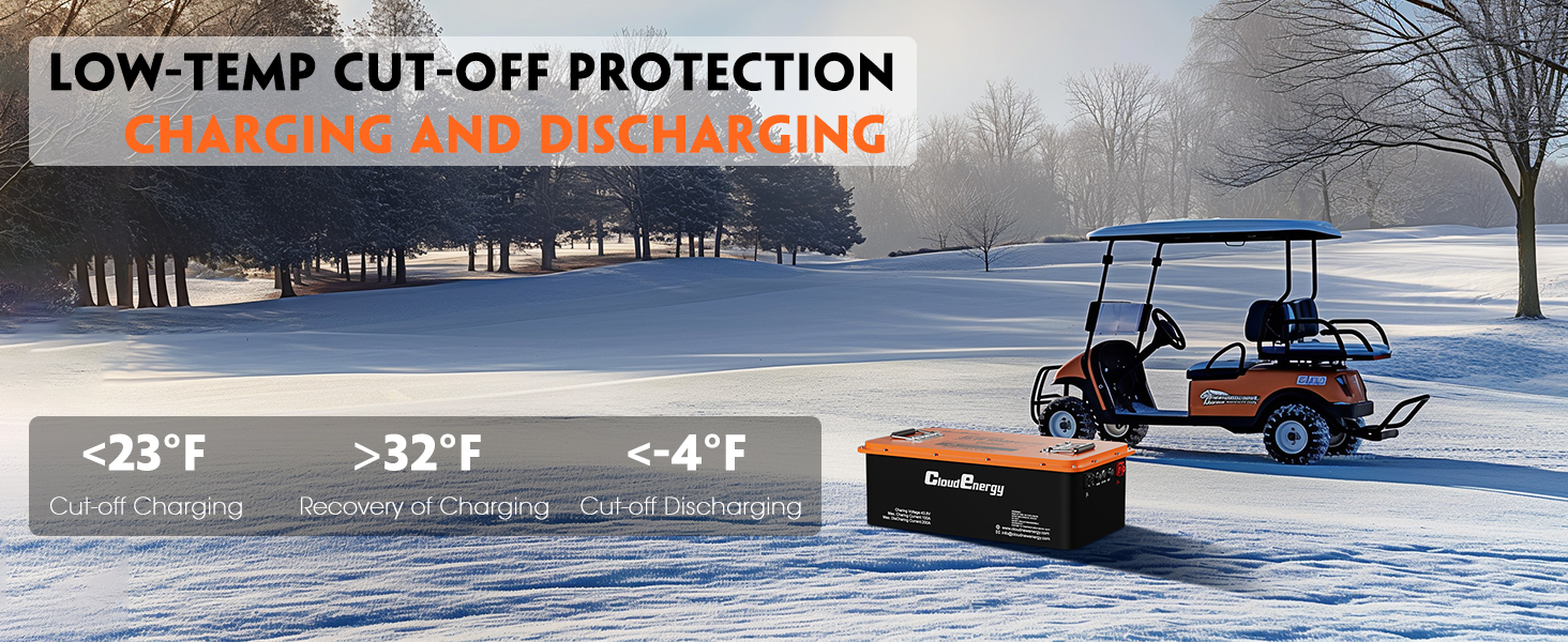Battery Features: Low-Temp Cutoff, Charging & Discharging Protection