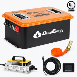 Cloudenergy 48V 60Ah UL Listed LiFePO4 Golf Cart Battery